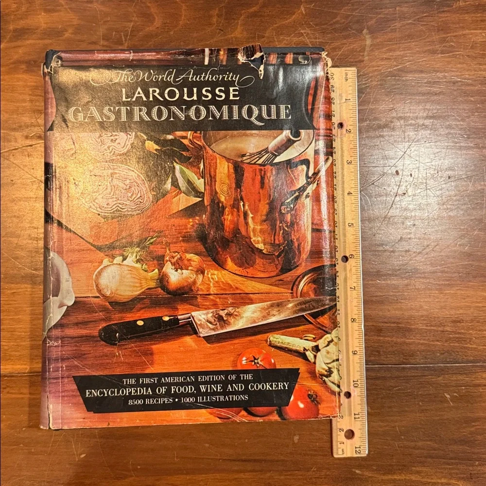 Vintage Larousse Gastronomique Encyclopedia Food Wine Cookery 1961 Hardcover